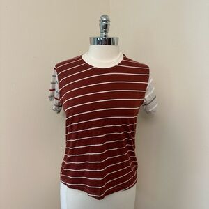 BBP Mismatched Stripe T Shirt Size XXS